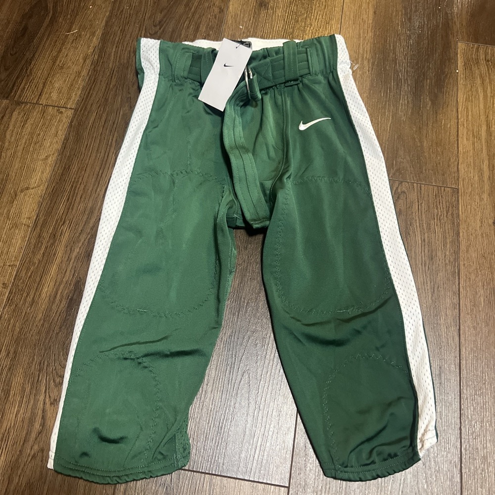 Nike Green White Football Training Pants Small NWT